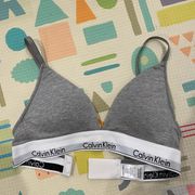 Calvin Klein Modern Cotton Lightly Lined Triangle Bralette size s