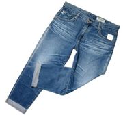 NWT Adriano Goldschmied AG Ex-Boyfriend Slim in 14 Years Clearwater Jeans 32