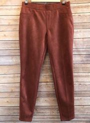 Zac & Rachel Faux Suede Leggings Size Medium