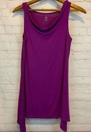 Gaiam violet purple shark bite sleeveless top XS