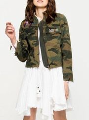 Zadig & Voltaire Kavys Camo Embroidered Utility Jacket