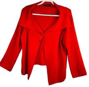 Cable & Gauge Woman Red Cardigan Size XXL