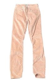 529- CALVIN KLEIN Jeans Soft Pink Corduroy Ultimate Skinny Jeans