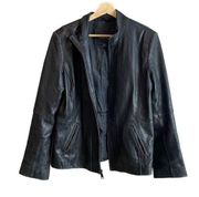 Nautica Leather Y2k jacket