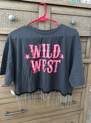 Wild west cropped T