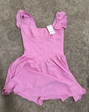 Formal Pink Mini Dress