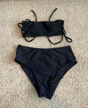 black bikini set