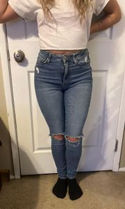 Mid-Rise Skinny Jeans