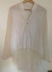 Helmut Lang white Top Blouse