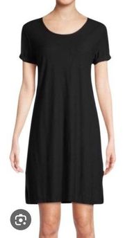 Standard James Perse XL‎ rolled sleeve black dress