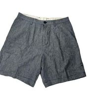 Armani Exchange size 34 shorts navy arm-#103723 CA#37360 pleated front shorts A|