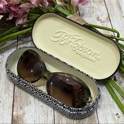 Vintage Brighton Skinney Oval Sunglasses