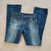 Low Rise Boot Cut Jeans