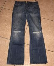 7 For All Mankind Boy Cut Jeans Size 27