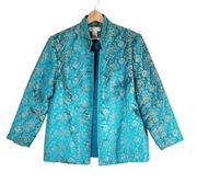 Drapers & Damons Floral Jacket Size Large Petite