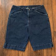 Vintage  womens bermuda shorts size 16, Blue, High Rise Jean Shorts