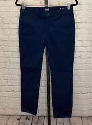 Ana Chino Crop Navy Blue Pants