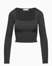 Square Neck Long Sleeve