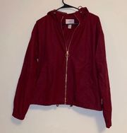 Forever 21 Maroon & gold utility jacket