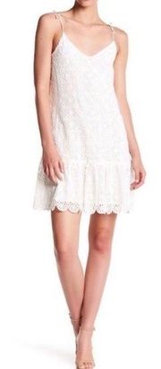 Ella Moss White Eyelet Dress size Medium