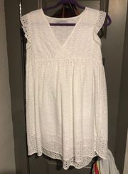 white short dress