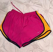 Women’s Pink And Orange  Shorts