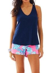 Lilly Pulitzer Minka Top in True Navy Size Small