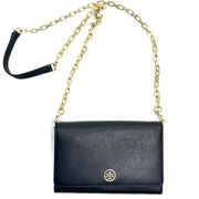 Tory Burch Black Emerson Chain Wallet Shoulder Bag Purse