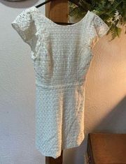 NWT GB Gianni Bini white dress size Small *Flaw