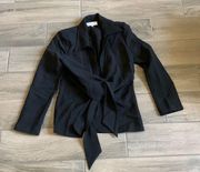 L’académie black knot front blazer