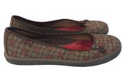 KEDS Slip on sneakers Size 8 Brown & red geometric dot