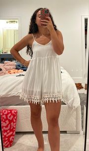 White Boho Romper