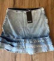 Nasty Gal Jean Skirt