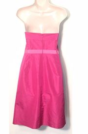 💟 Gorgeous J. Crew silk strapless dress