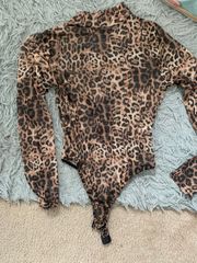 Leopard Mesh Bodysuit