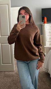 Brown Oversized Sweater