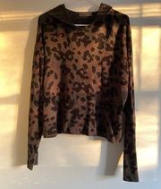 Anthropologie hooded sweater large