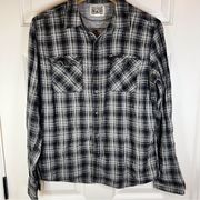 Converse One Star Button Down Top Size Medium