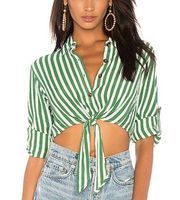 Faithfull The Brand Beau Rivage Top In Zeus Stripe Size Medium (6)