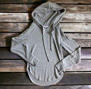 grey hoodie top