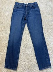 People Womens curvy siren Low rise straight leg jeans size 29