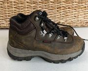 Magellan women's Hiking Waterproof Boots Lace Up Brown Size 7.5