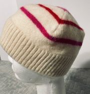 Gap Y2K Beige VTG Red and Pink Stripe