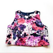 Eliza J Short Floral Top