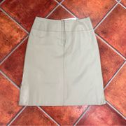 NWT Max Studio Leather Skirt