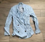 LPA chambray double button jacket