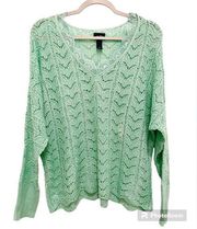 Lace Trim Sweater