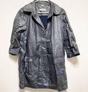 Michael Kors Steel Blue Raincoat