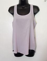 E&M sheer purple tank top