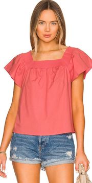 Sonora Spiced Coral Top Size XS